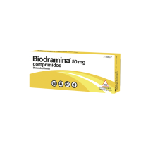 BIODRAMINA 50 mg COMPRIMIDOS, 4 comprimidos