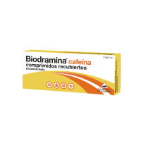 BIODRAMINA CAFEINA COMPRIMIDOS RECUBIERTOS, 4 co