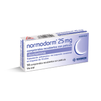 NORMODORM 25 MG COMPRIMIDOS RECUBIERTOS CON PELI
