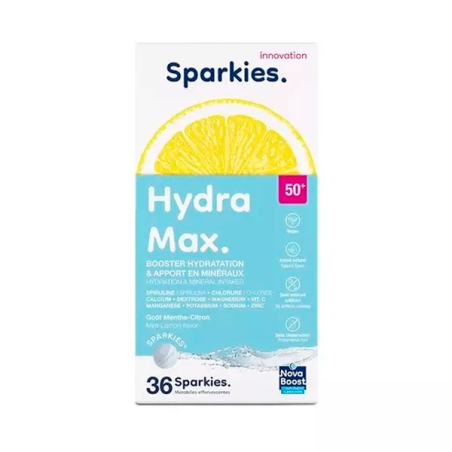 Sparkies Hydra Max 36 Microperlas Sabor Limon