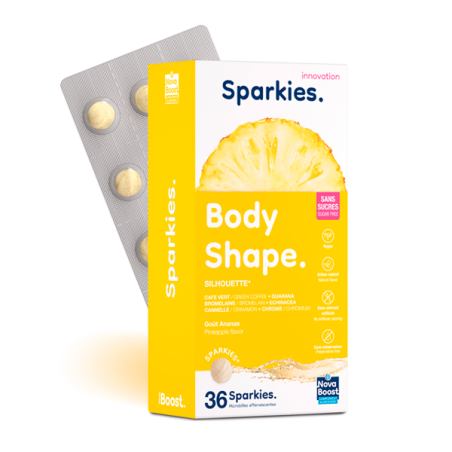Sparkies Body Shape 36 Microperlas Sabor Piña