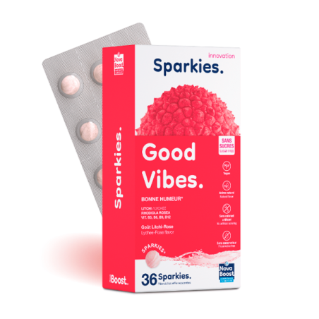 Sparkies Good Vibes 36 Microperlas Sabor Lichi