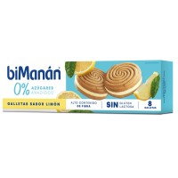 BIMANAN GALLETAS LIMON 0% AZUCARES AÑADIDO 8 U