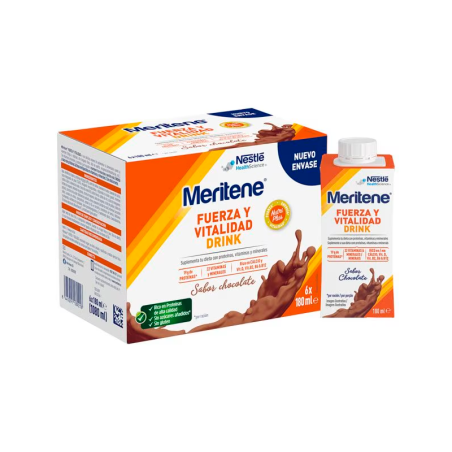 Meritene Drink Chocolate 6 Botellas 180 Ml