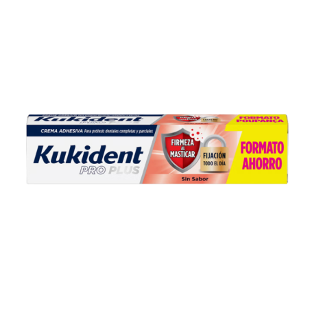 Kukident Pro Plus Firmeza Masticar S/Sabor 57 g