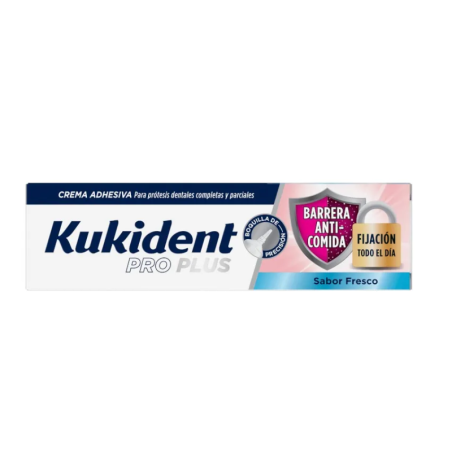 Kukident Pro Plus Barrera Anticomida Fresco 40 g