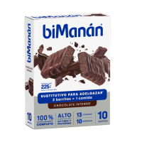 Bimanan Sustitutivo Barritas Choco Intenso 10 u