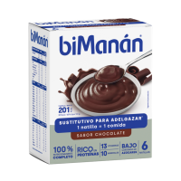 Bimanan Sustitutivo Natillas Chocolate 6 Sobres