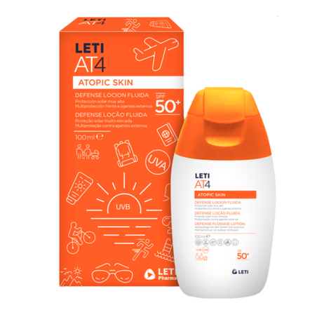 Leti At4 Atopic Skin Spf50 Defense Locion 100 Ml