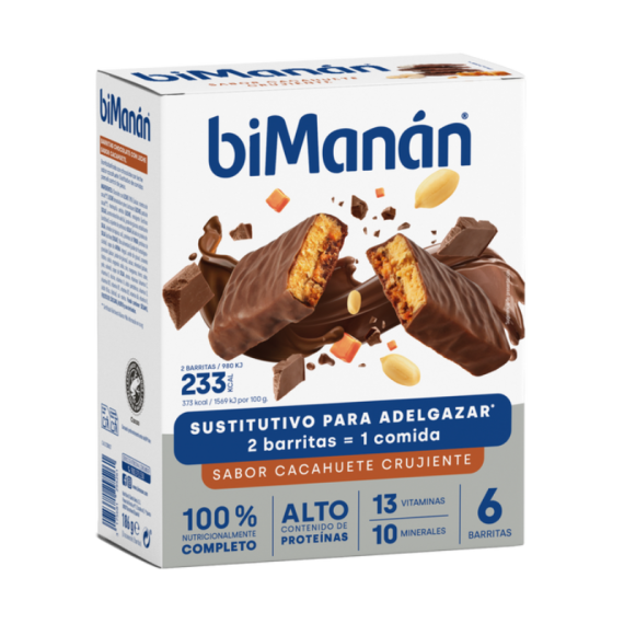 Bimanan Beslim Barrita Cacahuete Crujiente 6 U
