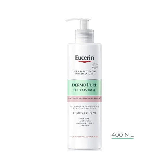 Eucerin Dermopure Gel Limpiador Post-Acne 400 Ml
