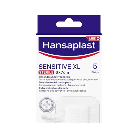 Hansaplast Sensitive Xl Aposito Esteril 5 Unidad