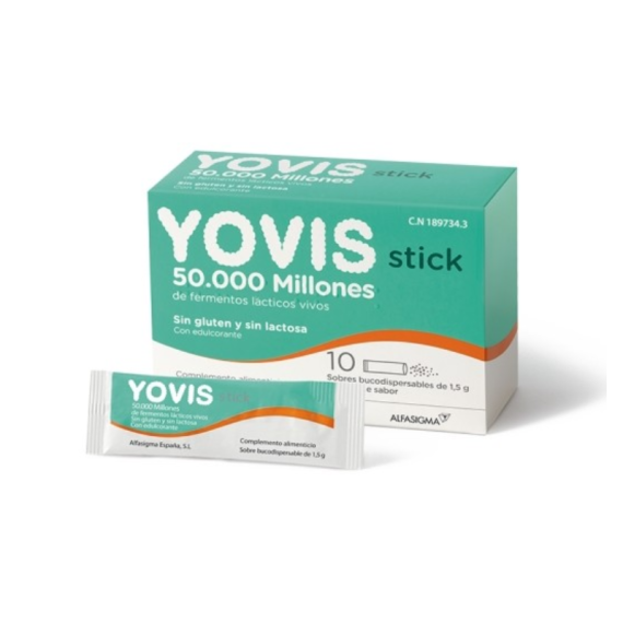 Yovis Bucodispersables 10 Sticks 1,5 G