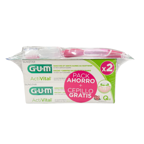 Gum Pasta Dental Activital + Cepillo Dientes