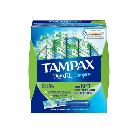 Tampax Compak Pearl Super 16 U
