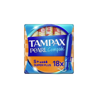 Tampax Compak Pearl Super Plus 18 U
