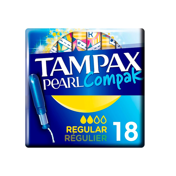 Tampax Compak Pearl Regular 18 U