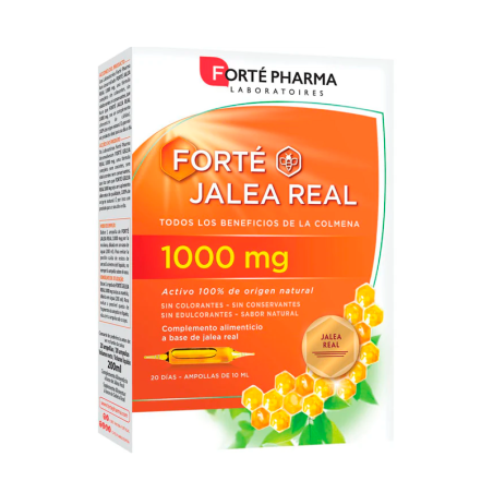 Forte Jalea Real 1000 Mg 20 Ampollas 10 Ml