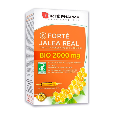 Forte Jalea Real Bio 2000 Mg 20 Ampollas 10 Ml