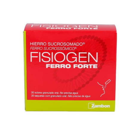 Fisiogen Ferro Fte 30 Sobres