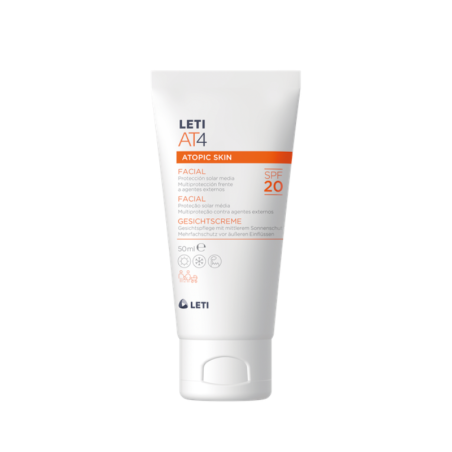 Leti At4 Atopic Skin Crema Facial Spf20 50 Ml