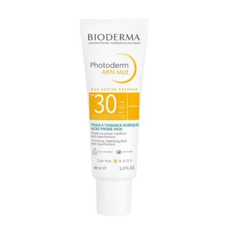 Bioderma Photoderm Akn Spf 40 Mat Fluido 40 Ml