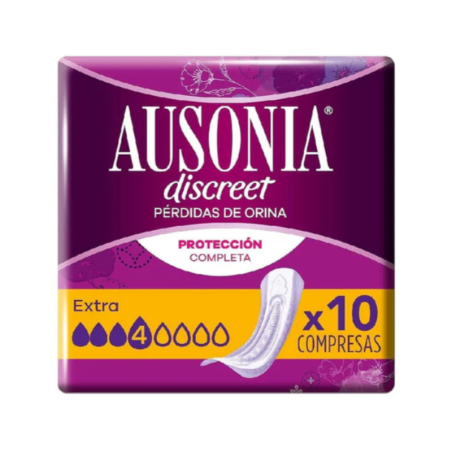 Ausonia Compresas Discreet Gota 5 Extra 10 U