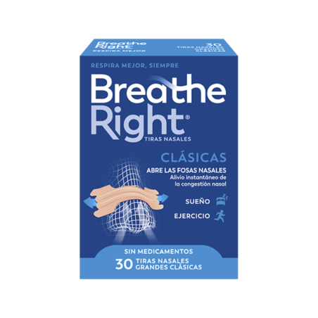 Breathe Right Tiras Nasales T-G 30 U