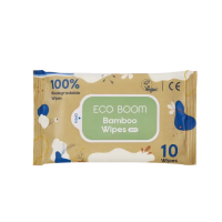 Toallitas Eco Boom Bamboo 10 U