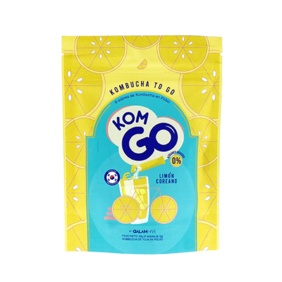 Kombucha To Go Sobres Sabor Limon Coreano 6 Uds