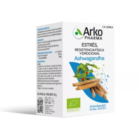 Arkocapsulas Ashwagandha 80 Capsulas