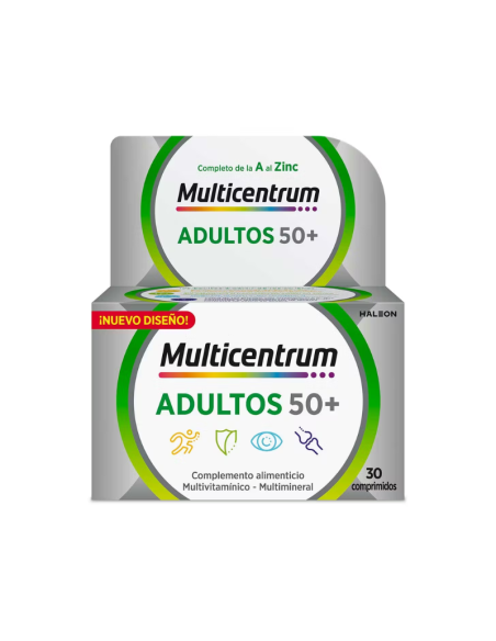 Multicentrum Adultos 50+ 30 Comprimidos