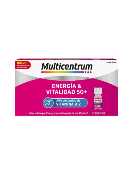 Multicentrum Energia & Vitalidad 50 Frascos 15 U