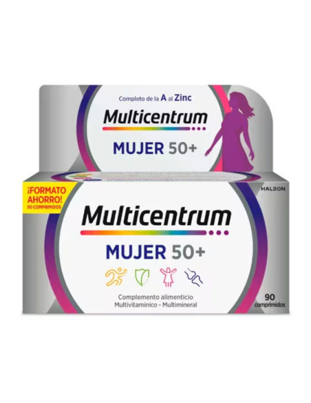 Multicentrum Mujer 50+ 90 Comprimidos