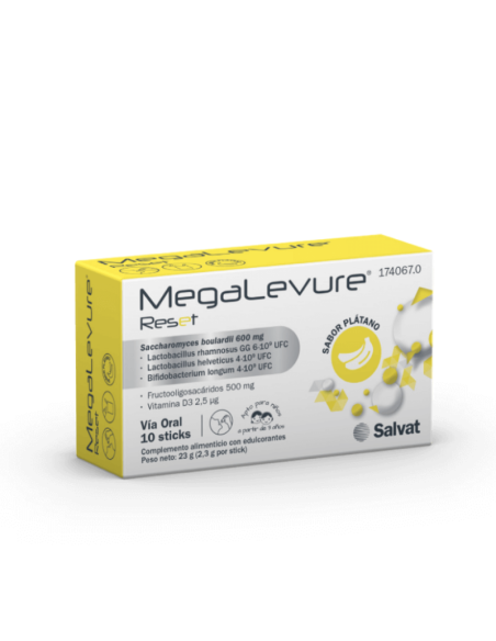 Megalevure 10 Sticks Sabor Platano