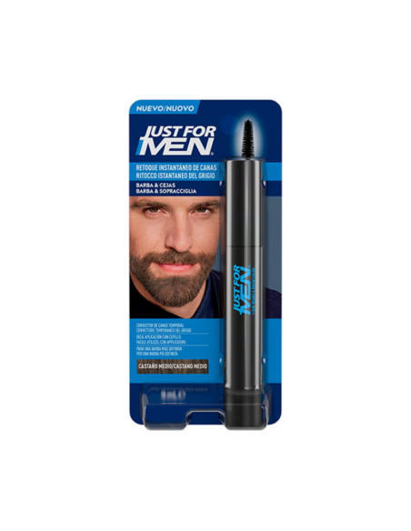 Just For Men Canas Pincel Castaño Medio 9 Ml