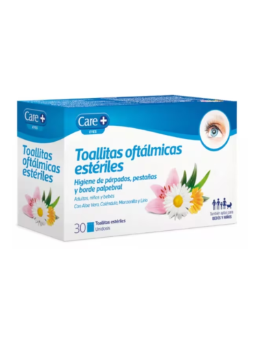 Care+ Toallitas Oftalmicas 30 U
