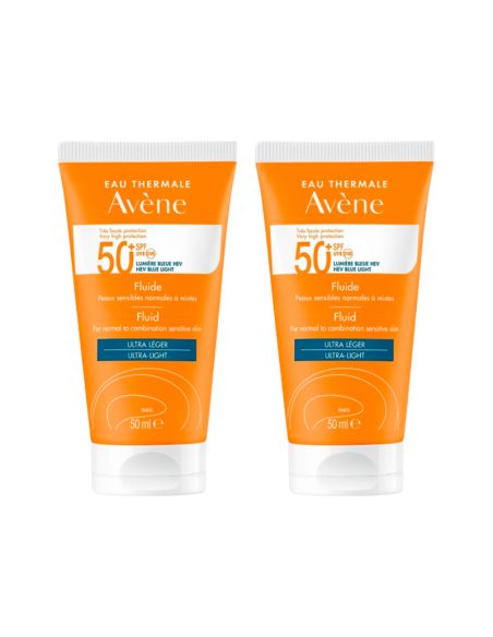 Avene Solar Spf50 Fluido x2 Pack Ahorro