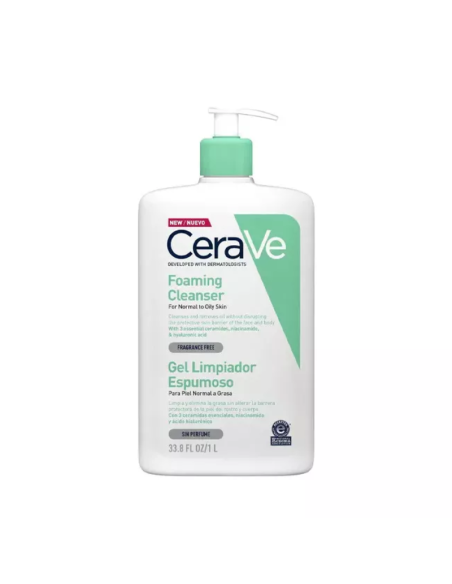 Cerave Gel Limpiador Espumoso 1000 Ml