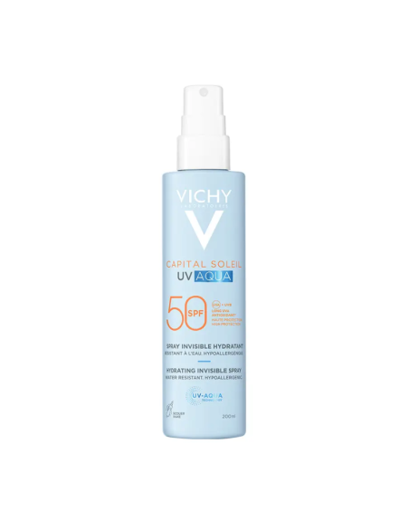 Vichy Solar Spf50 Spray Uv Aqua 200 Ml