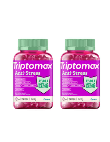 Triptomax Anti-Stress Gummies x2 Pack Ahorro