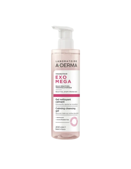Aderma Exomega Gel Limpiador Calmante 200 Ml