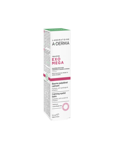 Aderma Exomega Balsamo Palpebral Calmante 15 Ml