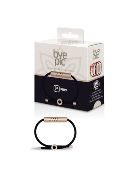 Bye Pic Pulsera Citronela Color Negro