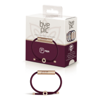 Bye Pic Pulsera Citronela Color Granate