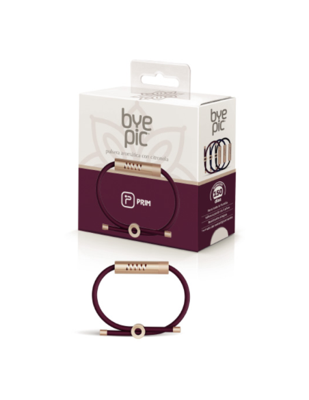 Bye Pic Pulsera Citronela Color Granate
