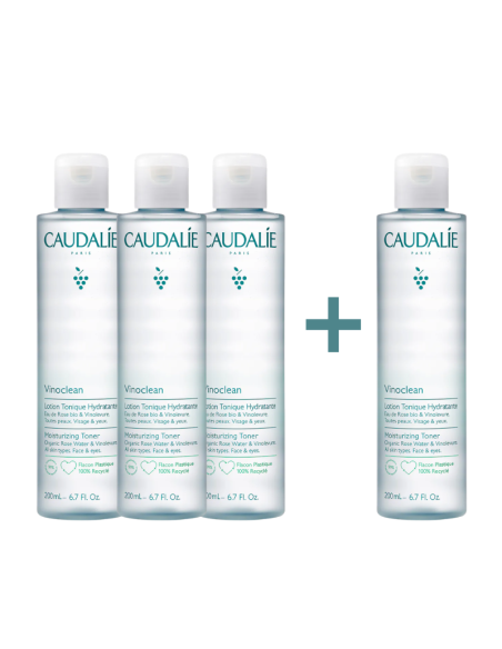 Caudalie Vinoclean Aceite x3+1 -Pack Ahorro