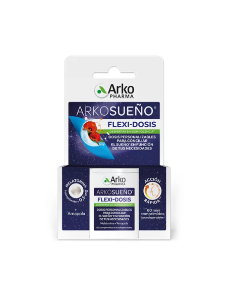 Arkosueño Flexi-Dosis Melatonina 0,5mg 60 Compri