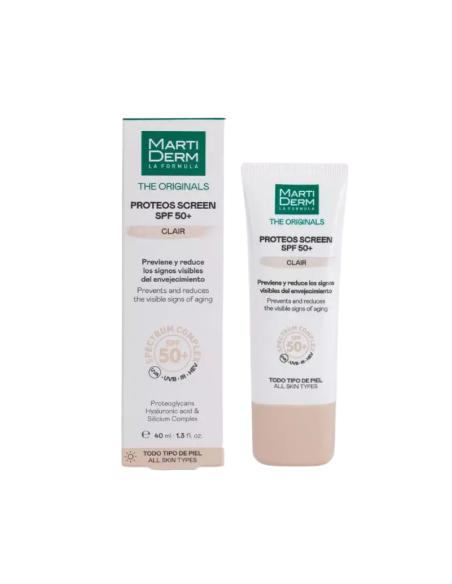 Martiderm Proteos Screen Spf50 Color Claro 40 Ml