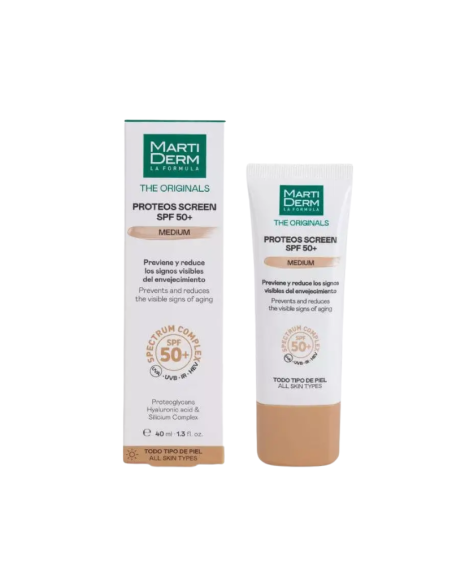 Martiderm Proteos Screen 50+ Color Medio 40ml